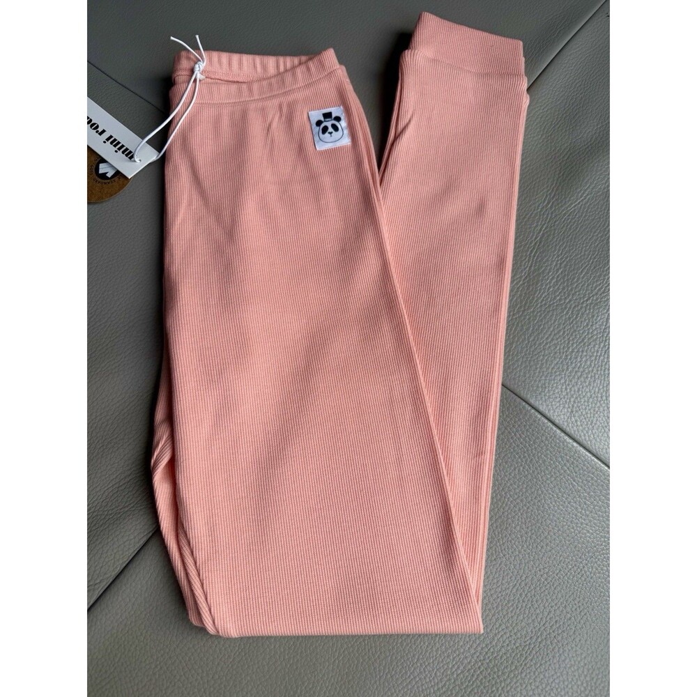 NWT MINI RODINI RIBBED soft Organic Cotton leggings 140-146, 9-11 years Girls